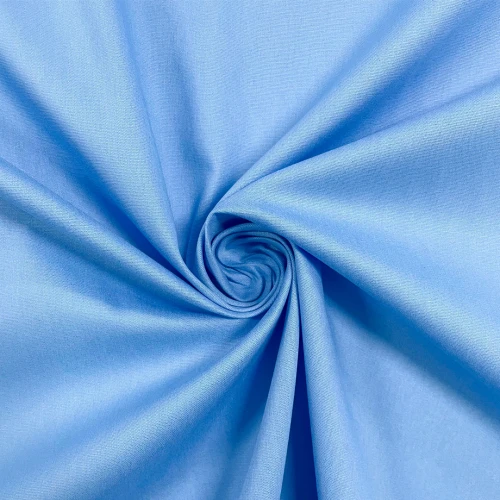 Tecido Tricoline Lisa 100% Algodão 1,50m largura - Azul royal claro