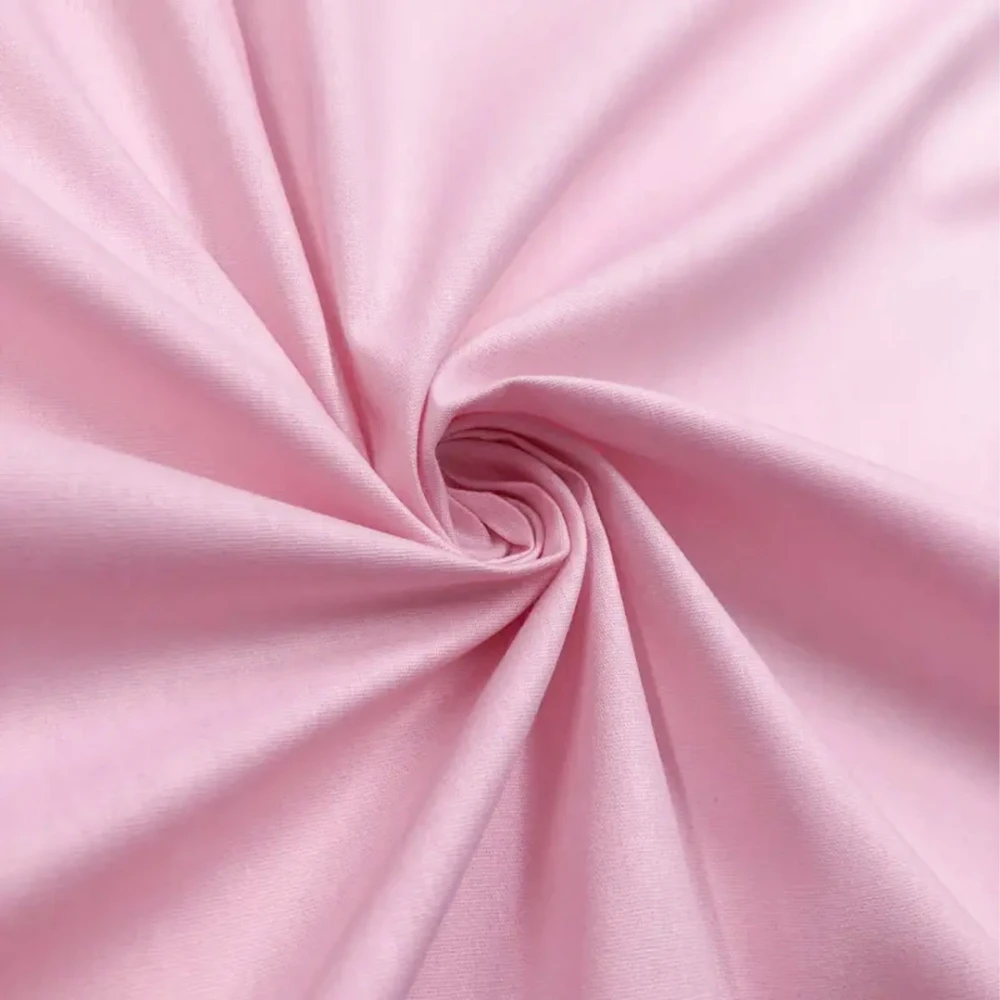 Tecido Tricoline Lisa 100% Algodão 1,50m largura - Rosa bebê