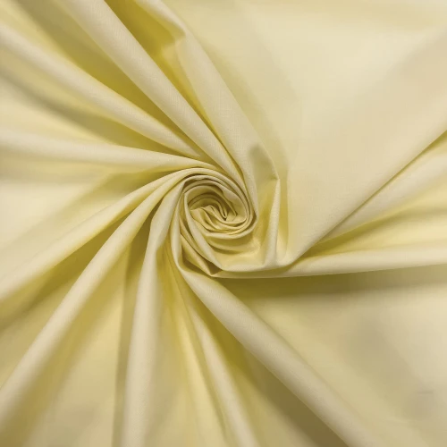 Tecido Tricoline Lisa 100% Algodão 1,50m largura - Amarelo bebê