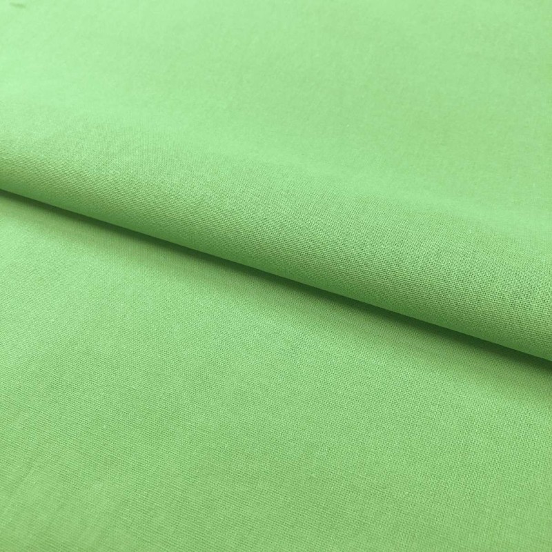 Tecido Tricoline Lisa Promocional - 100% Algodão - 1,50m largura - Verde claro