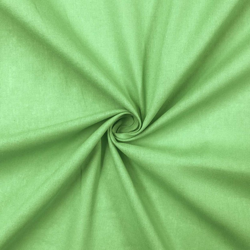 Tecido Tricoline Lisa Promocional - 100% Algodão - 1,50m largura - Verde claro