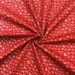 Tecido Tricoline Natal - HOHOHO Glitter Dourado - 100% Algodão - 1,50m largura - Variante 58
