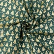 Tecido Tricoline Natal - Pinheiro Glitter Dourado - 100% Algodão - 1,50m largura - Variante 59