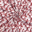 Tecido Tricoline - Papai Noel Sobreposto - 100% Algodão - 1,50m largura - Variante 2