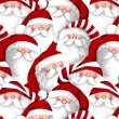 Tecido Tricoline - Papai Noel Sobreposto - 100% Algodão - 1,50m largura - Variante 2