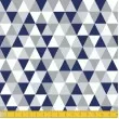 Tecido Tricoline - Triângulos Geométricos - 100% Algodão - 1,50m largura - Variante 1