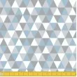 Tecido Tricoline - Triângulos Geométricos - 100% Algodão - 1,50m largura - Variante 3
