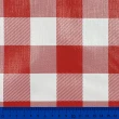 Toalha de Mesa Plástica Chess Xadrez 100% Polipropileno 1,40m Largura - Vermelho