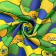 Tricoline Digital Copa do Mundo Ondas do Brasil 100% Algodão - Variante 1