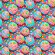 Tricoline Digital CupCakes 3D 100% Algodão - Variante 1