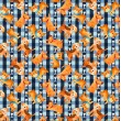 Tricoline Digital - Dogs Xadrez - 100% Algodão - Variante 1