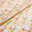 Tricoline Digital Fabricart Coleção Capivaras 100% Algodão 1,50m Largura - Capivara marrom