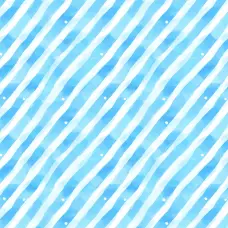 Tricoline Digital Fabricart Coleção Capivaras 100% Algodão 1,50m Largura - Listrado azul