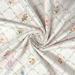Tricoline Digital Fernando Maluhy Floral Romântico 100% Algodão - Treliça