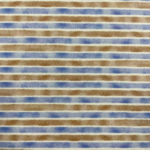 Tricoline Digital Páscoa Azul Vintage 1,50 largura 100% Algodão - Listras