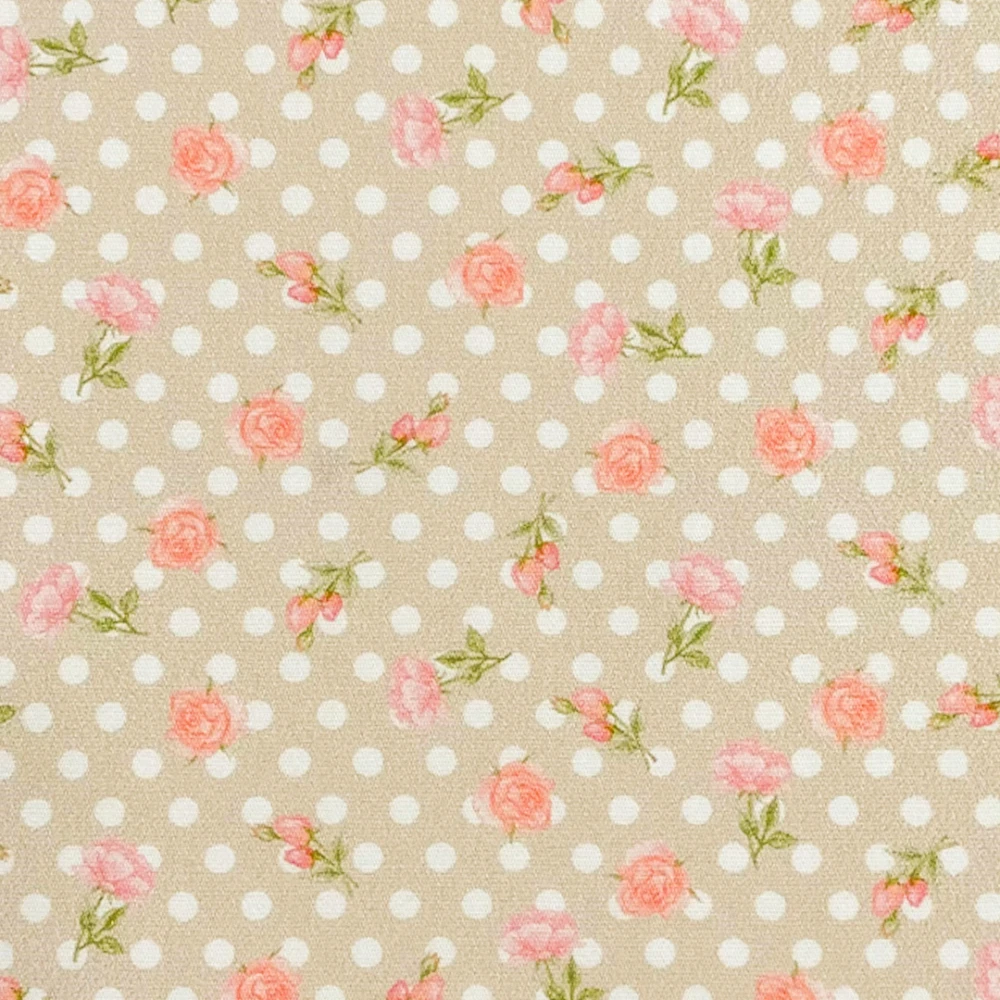 Tricoline Digital Páscoa Floral 1,50 largura 100% Algodão - Florzinhas