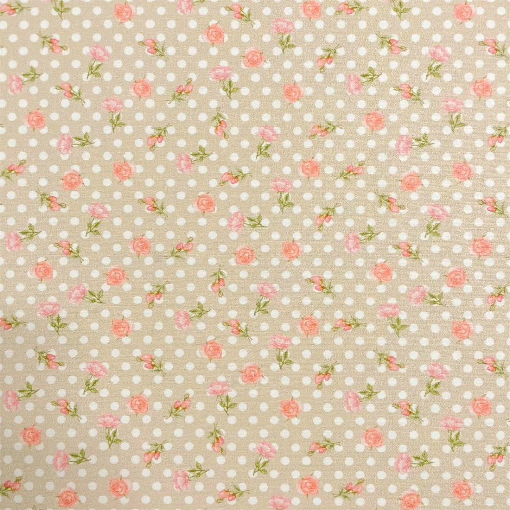 Tricoline Digital Páscoa Floral 1,50 largura 100% Algodão - Florzinhas