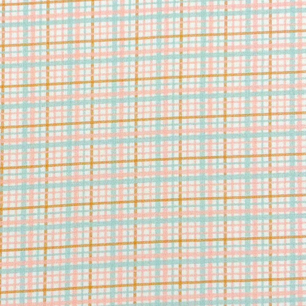 Tricoline Digital Páscoa Xadrez Candy Color 1,50 largura 100% Algodão - Menor