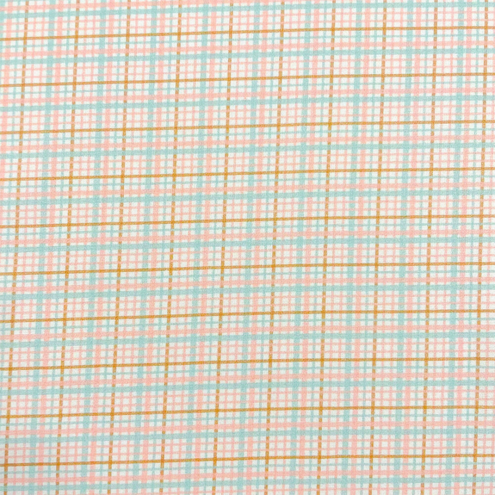 Tricoline Digital Páscoa Xadrez Candy Color 1,50 largura 100% Algodão - Menor