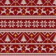Tricoline Digital - Patch Vermelho Natal - 100% Algodão - Variante 1