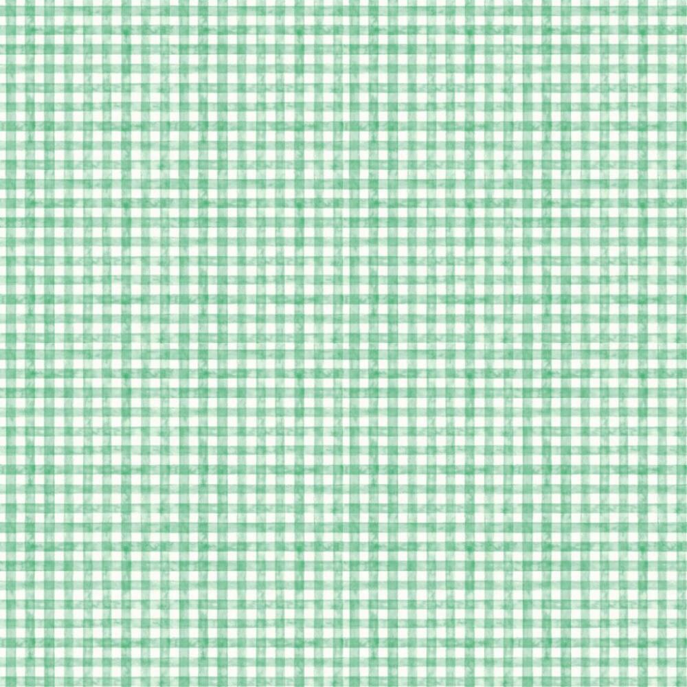 Tricoline Digital Xadrez Verde Menta 100% Algodão - Variante 1