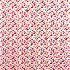Tricoline Estampada - Baleia - Promoção - Vermelho