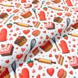 Tricoline Estampada Confeitaria Cupcakes 100% Algodão 1,50m Largura - Variante 1