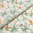 Tricoline Estampada Coqueiros Selva 100% Algodão 1,50m Largura - Variante 1
