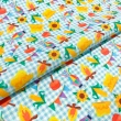 Tricoline Estampada Festa Junina Fundo Xadrez Azul 100% Algodão 1,50m Largura - Variante 1 Tricoline Estampada Festa Junina Fundo Xadrez Azul 100% Algodão 1,50m Largura - Variante 1