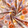 Tricoline Estampada Flores Fundo Rosê 100% Algodão 1,50m Largura - Variante 1