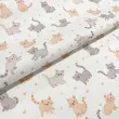 Tricoline Estampada Gatinhos Brincalhões 100% Algodão 1,50m Largura - Variante 1