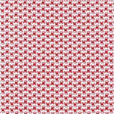 Tricoline Estampada - Macaquinho - Promoção - Vermelho