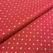 Tricoline Estampada Mini Corações com Poá 100% Algodão 1,50m largura - Vermelho