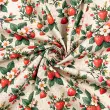 Tricoline Estampada Morango com Flores 100% Algodão 1,50m Largura - Variante 1
