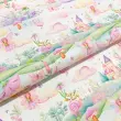 Tricoline Estampada Mundo da Fantasia 100% Algodão 1,50m Largura - Variante 1