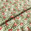 Tricoline Estampada Natal Bolas fundo Xadrez 100% Algodão - Verde Tricoline Estampada Natal Bolas fundo Xadrez 100% Algodão - Verde