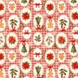 Tricoline Estampada Natal Decor Oval 100% Algodão - Vermelho Tricoline Estampada Natal Decor Oval 100% Algodão - Vermelho