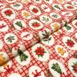Tricoline Estampada Natal Decor Oval 100% Algodão - Vermelho Tricoline Estampada Natal Decor Oval 100% Algodão - Vermelho