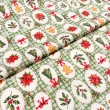 Tricoline Estampada Natal Decor Oval 100% Algodão - Verde Tricoline Estampada Natal Decor Oval 100% Algodão - Verde