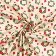 Tricoline Estampada Natal Mini Guirlandas 100% Algodão - Variante 1 Tricoline Estampada Natal Mini Guirlandas 100% Algodão - Variante 1