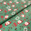 Tricoline Estampada Natal Noel Divertido 100% Algodão - Variante 1 Tricoline Estampada Natal Noel Divertido 100% Algodão - Variante 1