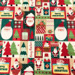 Tricoline Estampada Natal Patch Natalino 100% Algodão 1,50m Largura - Variante 1