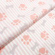 Tricoline Estampada Patinhas Cachorro Rosa 100% Algodão 1,50m largura - Variante 1