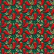 Tricoline Estampada Pimentinhas 100% Algodão 1,50m Largura - Variante 1