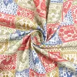 Tricoline Estampada Quadros de Galos 100% Algodão 1,50m Largura - Variante 1