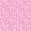 Tricoline Estampada - Ramos Rosa - 100% Algodão - 1,50m Largura - Variante 1