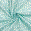 Tricoline Estampada - Ramos Verde Água - 100% Algodão - 1,50m Largura - Variante 1