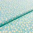Tricoline Estampada - Ramos Verde Água - 100% Algodão - 1,50m Largura - Variante 1