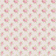 Tricoline Estampada Rosas Fundo Bege com Poazinho 100% Algodão 1,50m largura - Variante 1