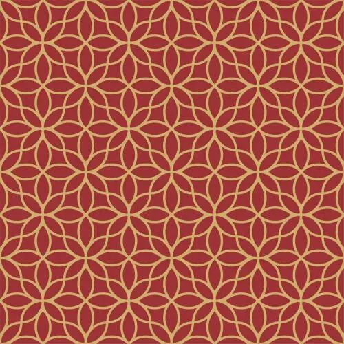 Tricoline Estampada Vitral Geométrico 100% Algodão 1,50m Largura - Variante 185